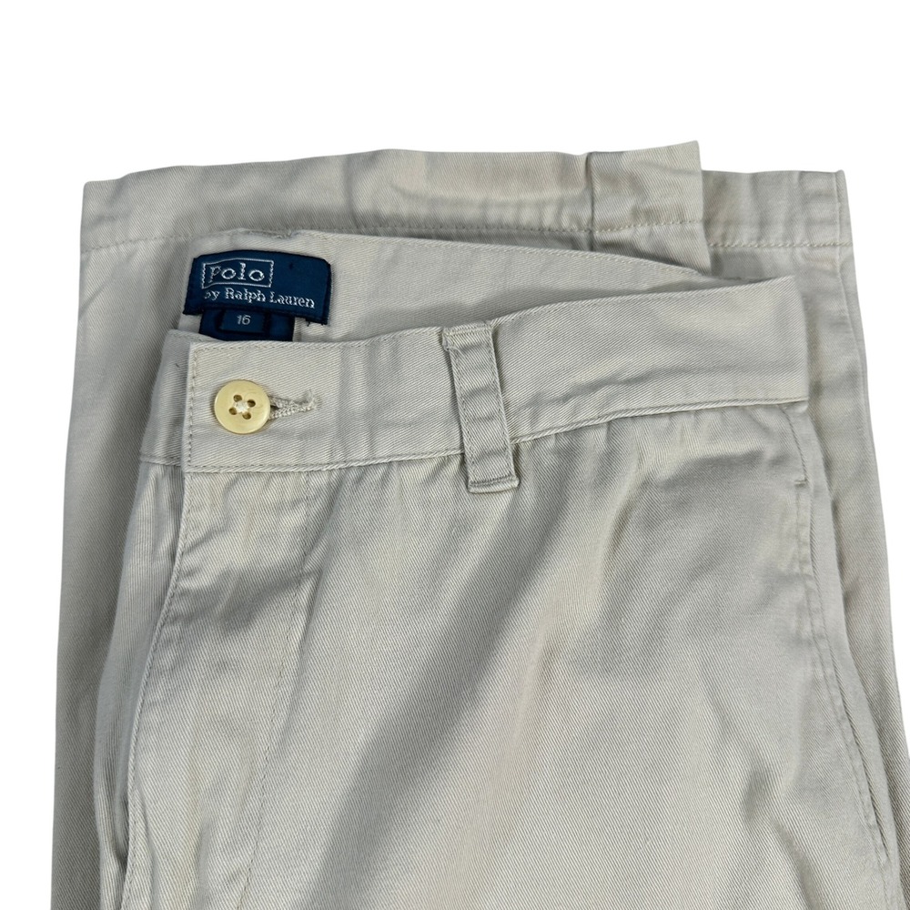 Polo Ralph Lauren Classic Chino Pants Beige Women's‎ Trousers Size 16